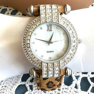 Adrienne Watch: 🆕 Leopard Print Leather Band